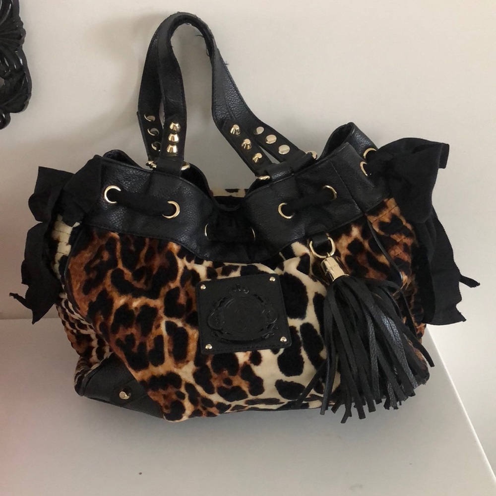 Leopard juicy couture satchel